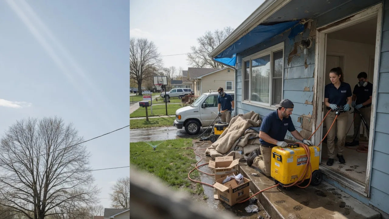 Basement Flood Cleanup in Sunset, TX near me